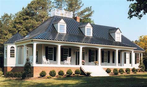 image of colonial craftsman ranch house with metal roof|Ranch house metal roof .